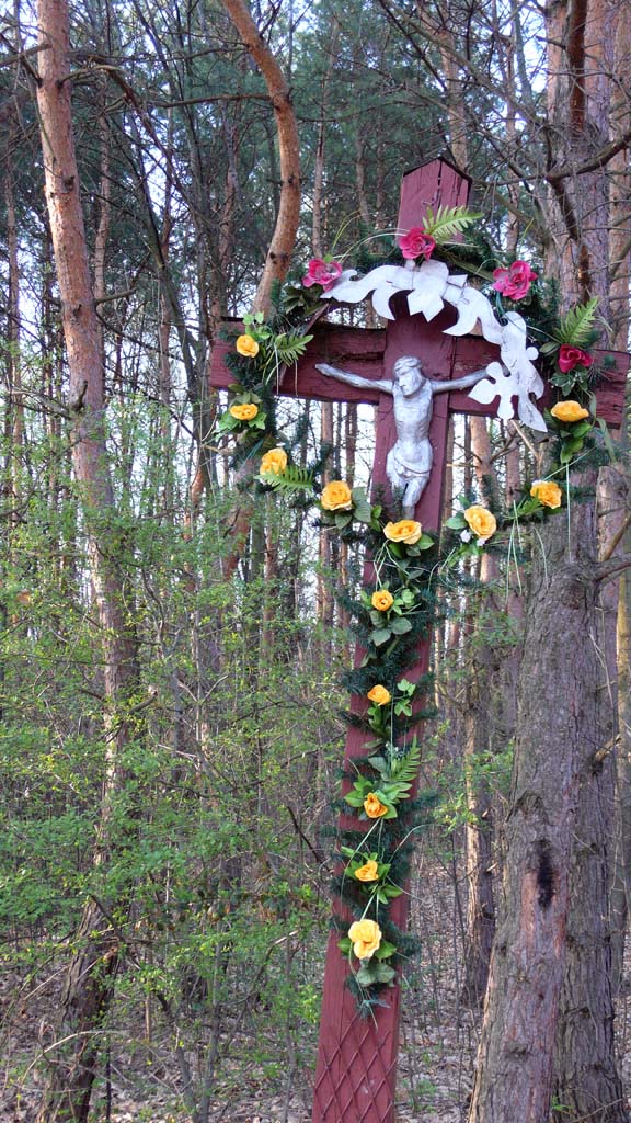 Kliknij, aby powiększyć Pochylony krzyż w Rącznej – mój rówieśnik.