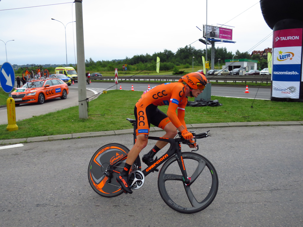 Kliknij, aby powiększyć Jarosław Marycz okaże się najszybszym Polakiem na czasówce, kończąc ją na 19 miejscu
