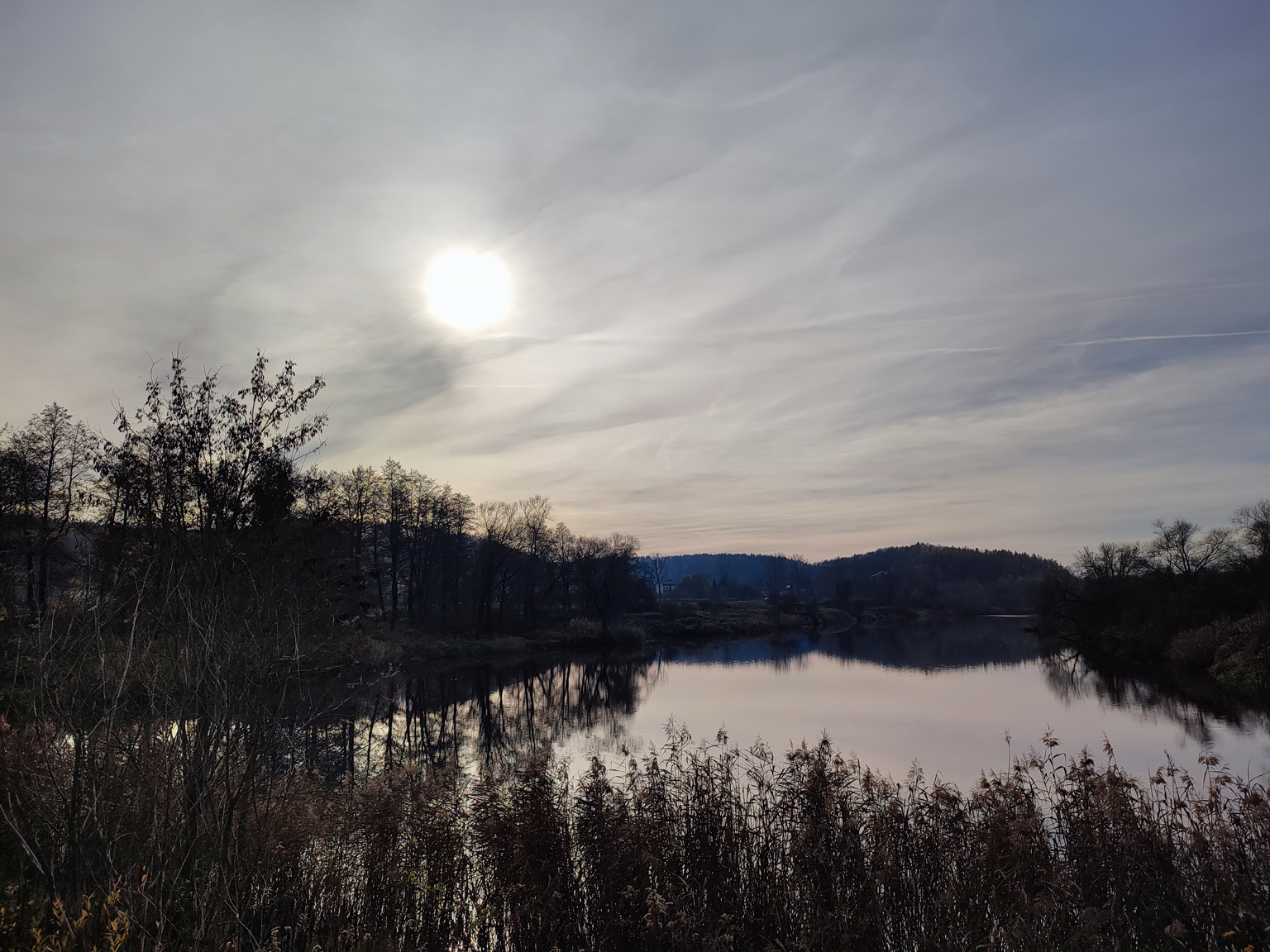 Kliknij, aby powiększyć Starorzecze Wisły w okolicy Tyńca.
